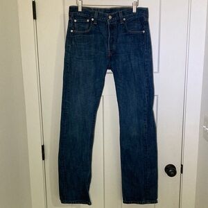 Levi's Men’s 501 Button Fly Straight Leg Jeans W30 L34 (See Measurements)